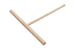 Râteau à crêpes rond 18cm en bois de hêtre