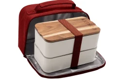 Sac isotherme Akinod 11:58 terracotta + Bento blanc 1,4L