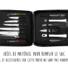 Sac spécial chef Sabatier Chef 4 couteaux de cuisine français + 1 fourchette - Exclusivité