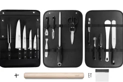 Sac spécial chef Sabatier Chef 4 couteaux de cuisine français + 14 ustensiles - Exclusivité