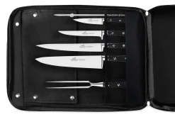 Sac spécial chef Sabatier Idéal Inox 4 couteaux de cuisine français + 14 ustensiles - Exclusivité