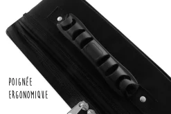 Sac spécial chef Sabatier Idéal Inox 4 couteaux de cuisine français + 1 fourchette - Exclusivité