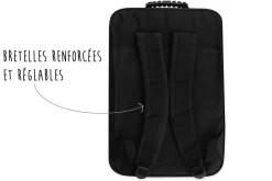 Sac spécial chef Sabatier Idéal Inox 4 couteaux de cuisine français + 1 fourchette - Exclusivité