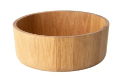 Saladier Continenta en bois de chêne Ø26x10,3cm