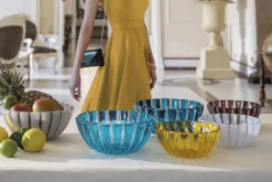 Saladier Guzzini Dolcevita turquoise en polymère biosourcé