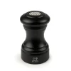 Salière Peugeot Bistro en bois de hêtre noir mat 9cm
