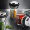 Saupoudreuse à épices et à herbes Gefu X-Plosion + 6 étiquettes autocollantes