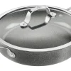 Sauteuse antiadhésive Ballarini Salina 28cm 2 poignées et couvercle en verre
