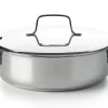 Sauteuse Beka Maestro 24cm en acier inoxydable 18/10 2 anses + couvercle
