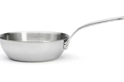 Sauteuse bombée De Buyer Affinity en acier inoxydable 5 ply