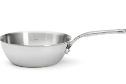 Sauteuse bombée De Buyer Affinity en acier inoxydable 5 ply