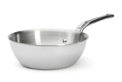 Sauteuse bombée De Buyer Affinity en acier inoxydable 5 ply