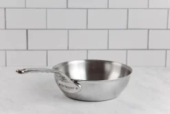Sauteuse bombée De Buyer Affinity en acier inoxydable 5 ply