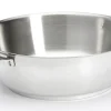Sauteuse bombée De Buyer Milady Twisty 24cm en acier inoxydable