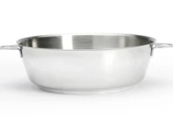 Sauteuse bombée De Buyer Milady Twisty 24cm en acier inoxydable