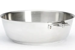 Sauteuse bombée De Buyer Milady Twisty 24cm en acier inoxydable