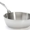 Sauteuse bombée De Buyer Milady 24cm en acier inoxydable