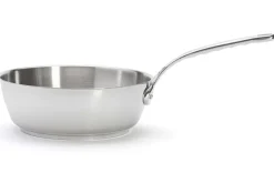 Sauteuse bombée De Buyer Milady 24cm en acier inoxydable