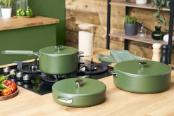 Sauteuse Cookut La Merveilleuse 28cm en acier inoxydable Steel Green®