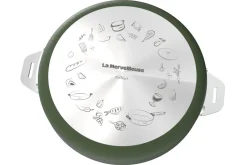 Sauteuse Cookut La Merveilleuse 28cm en acier inoxydable Steel Green®