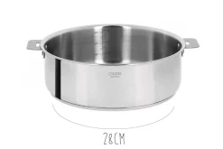 Sauteuse Cristel Casteline Amovible en inox