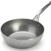 Sauteuse paysanne De Buyer Mineral B Pro 24cm en acier et poignée en fonte d'inox
