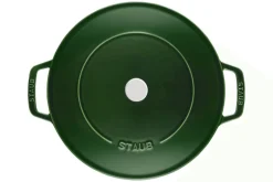 Sauteuse Staub Chistera en fonte émaillée basilic