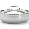 Sautoir bombé De Buyer Affinity 28cm en acier inoxydable 5 ply avec couvercle