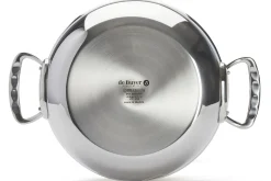 Sautoir bombé De Buyer Affinity 28cm en acier inoxydable 5 ply avec couvercle