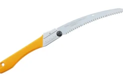 Scie pliante d'élagage Silky Gomboy 717-24 lame courbée manche caoutchouc orange 27cm