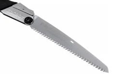 Scie pliante d'élagage Silky Gomboy 121-21 lame droite manche caoutchouc noir 23,3cm