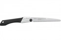 Scie pliante d'élagage Silky Gomboy 121-21 lame droite manche caoutchouc noir 23,3cm
