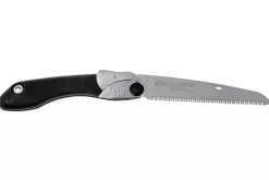 Scie pliante d'élagage Silky Pocketboy 340-17 lame droite manche caoutchouc noir 20cm
