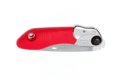 Scie pliante d'élagage Silky Pocketboy 34613 lame droite manche caoutchouc rouge 16cm