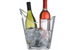 Seau à boissons et refroidisseur à vin Barcraft en acrylique transparent
