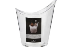 Seau à boissons et refroidisseur à vin Barcraft en acrylique transparent