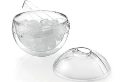 Seau à glace Guzzini Stella sphérique + pince de service