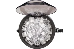 Seau à glace Oxo en acier inoxydable avec pince de service