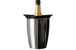 Seau refroidisseur à Champagne Vacu Vin en acier brossé