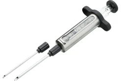 Seringue à marinade MasterClass en acier inox 45ml + 2 aiguilles