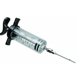 Seringue à sauce ergonomique avec aiguille inox 7.5cm