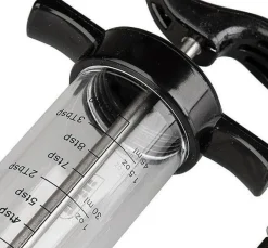 Seringue à sauce ergonomique avec aiguille inox 7.5cm