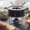 Service à fondue en fonte Mono anti-éclaboussures