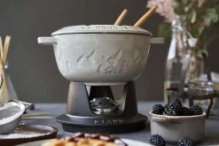 Service à fondue en fonte STAUB 20cm 6 personnes