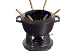 Service à fondue en fonte STAUB 20cm 6 personnes