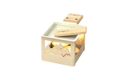Service raclette à la bougie Cookut Yeti pliable avec poêlon et spatule