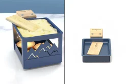 Service raclette à la bougie Cookut Yeti pliable avec poêlon et spatule