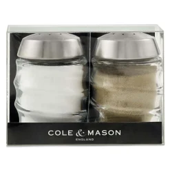 Set assaisonnement Cole & Mason Bray poivrier et salière 7cm