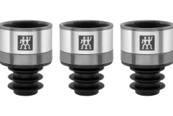 Set 3 bouchons de vin sous vide Zwilling Fresh & Save gris