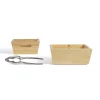 Set casse-noix Livoo avec 2 bols en bambou empilables